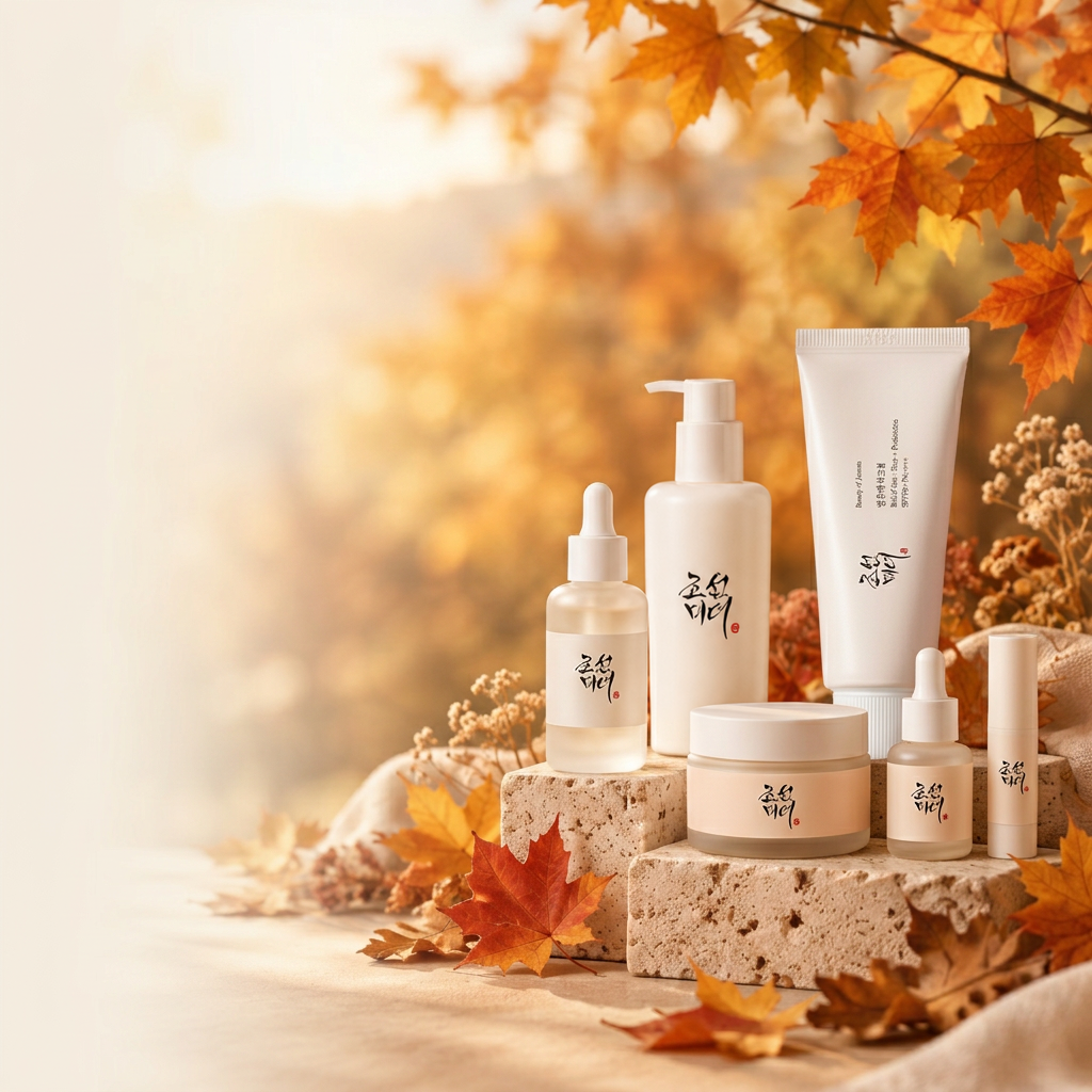 Seleção Beauty of Joseon num cenário de outono — LunaCare